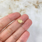 Herraje Letra U 0.35gr / 1.4cm / Circular Oro Amarillo