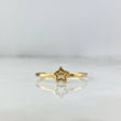 Anillo Estrella 1.35gr / T 6 / Oro Amarillo ©