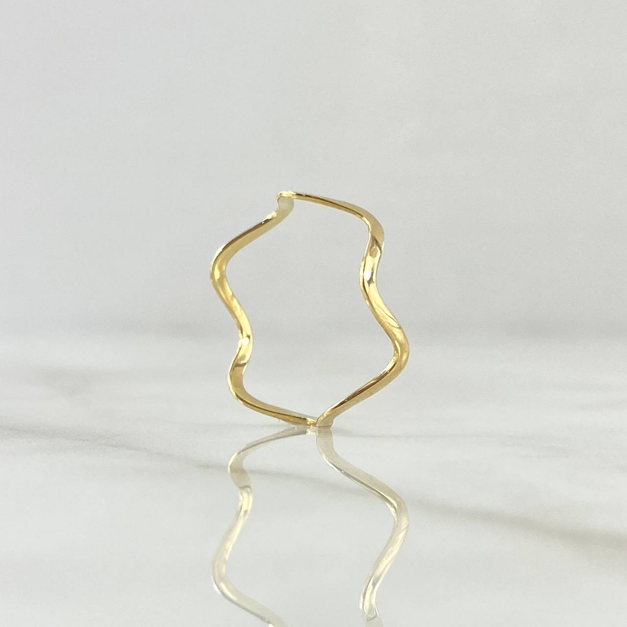 Anillo Zig - Zag 0.85gr / T8 / Oro Amarillo 18K ©