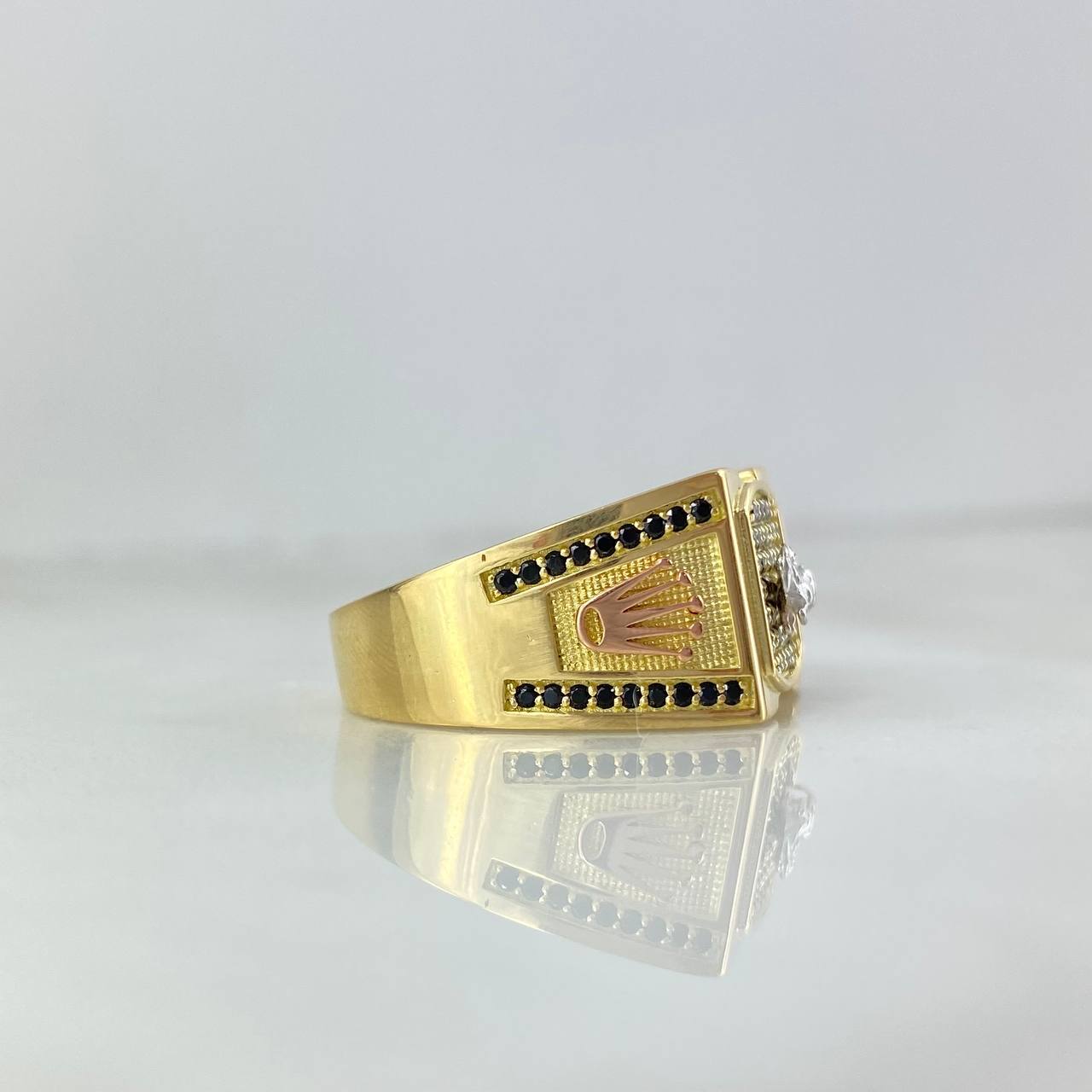 Anillo Caballo Corona 15.9gr / T 11 / Oro Amarillo Nac.Esp. ©