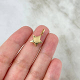 Dije Estrella 0.5gr / 1.8cm / Troquelada Oro Amarillo ©