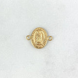 Herraje Virgen Guadalupe 0.55gr / 1.5cm / Oro Amarillo