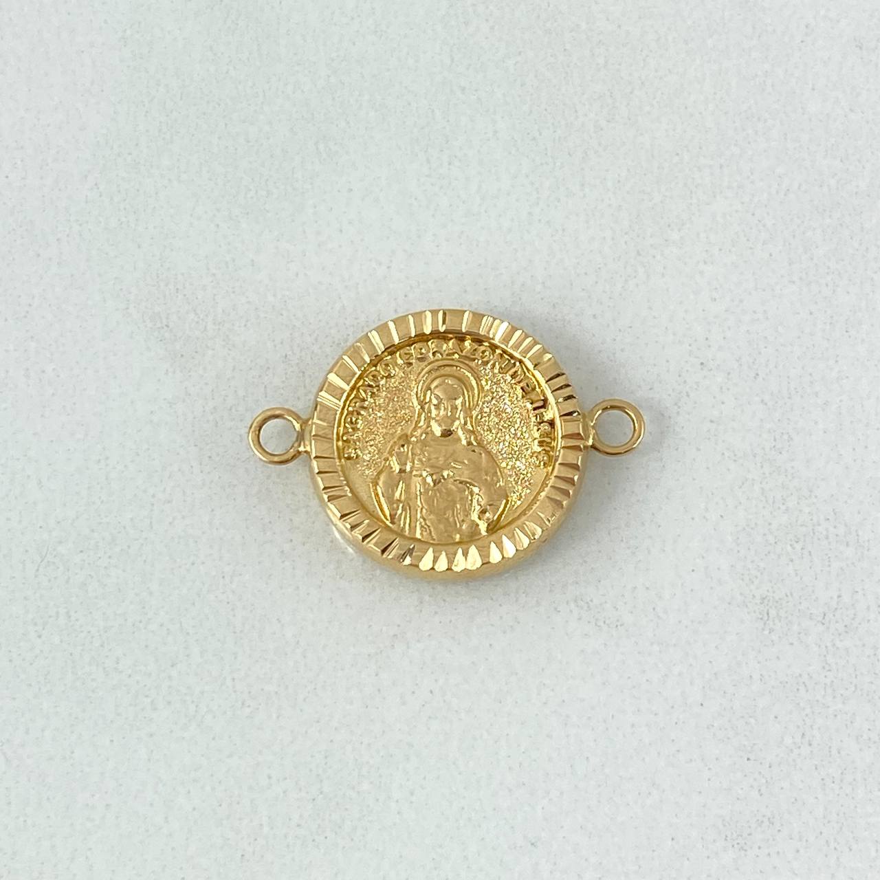 Herraje Sagrado Corazón de Jesus 1.25gr / 2.2cm / Oro Amarillo