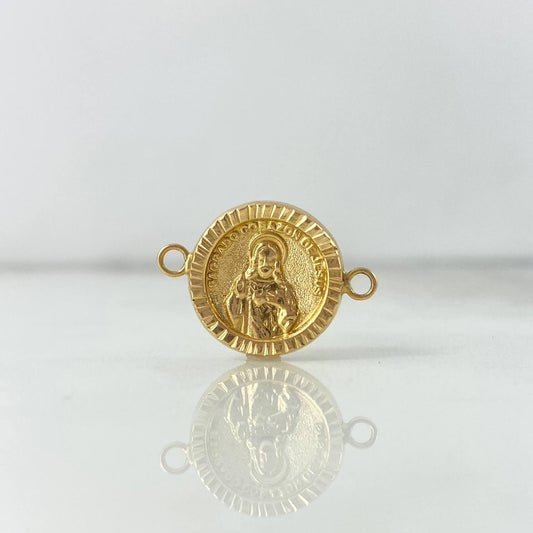 Herraje Sagrado Corazón de Jesus 1.25gr / 2.2cm / Oro Amarillo