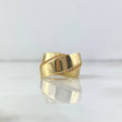 Anillo Rustico Superpuesto 7.1gr / T6 1/2 / Circones de Colores Oro Amarillo