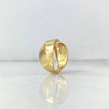 Anillo Rustico Superpuesto 7.1gr / T6 1/2 / Circones de Colores Oro Amarillo