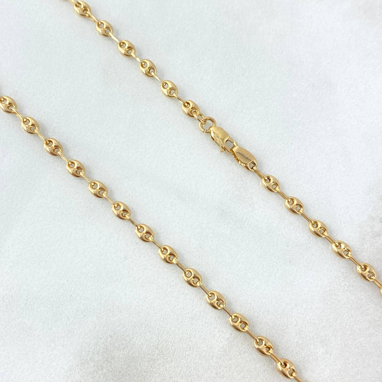 Cadena GC 8.15gr / 55cm / 3.2mm Lisa Oro Amarillo 18K