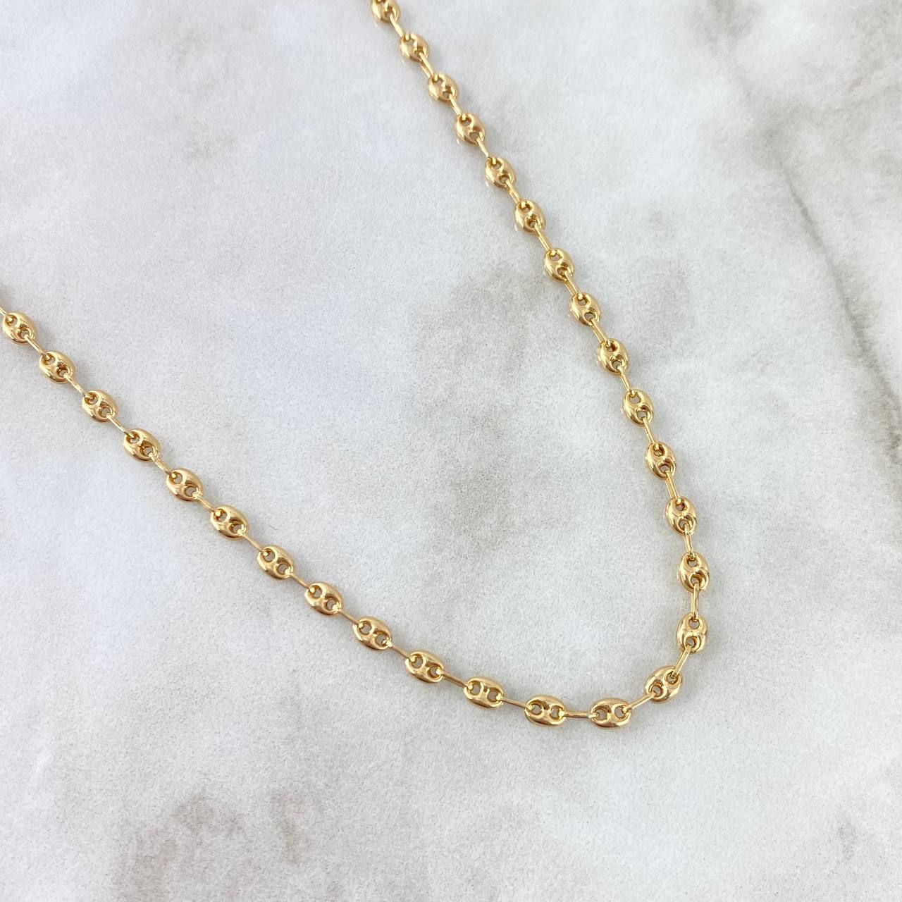 Cadena GC 5gr / 50cm / 3.2mm Lisa Oro Amarillo 18K