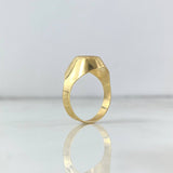 Anillo Sello Ovalo 1.75gr / T5 1/4 / Tres Oros