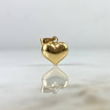 Dije Corazón 0.8gr / 1.9cm / Troquelado Oro Amarillo 18K ©