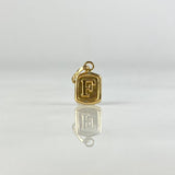 Dije Marco Letra F 0.35gr / 1.5cm Oro Amarillo