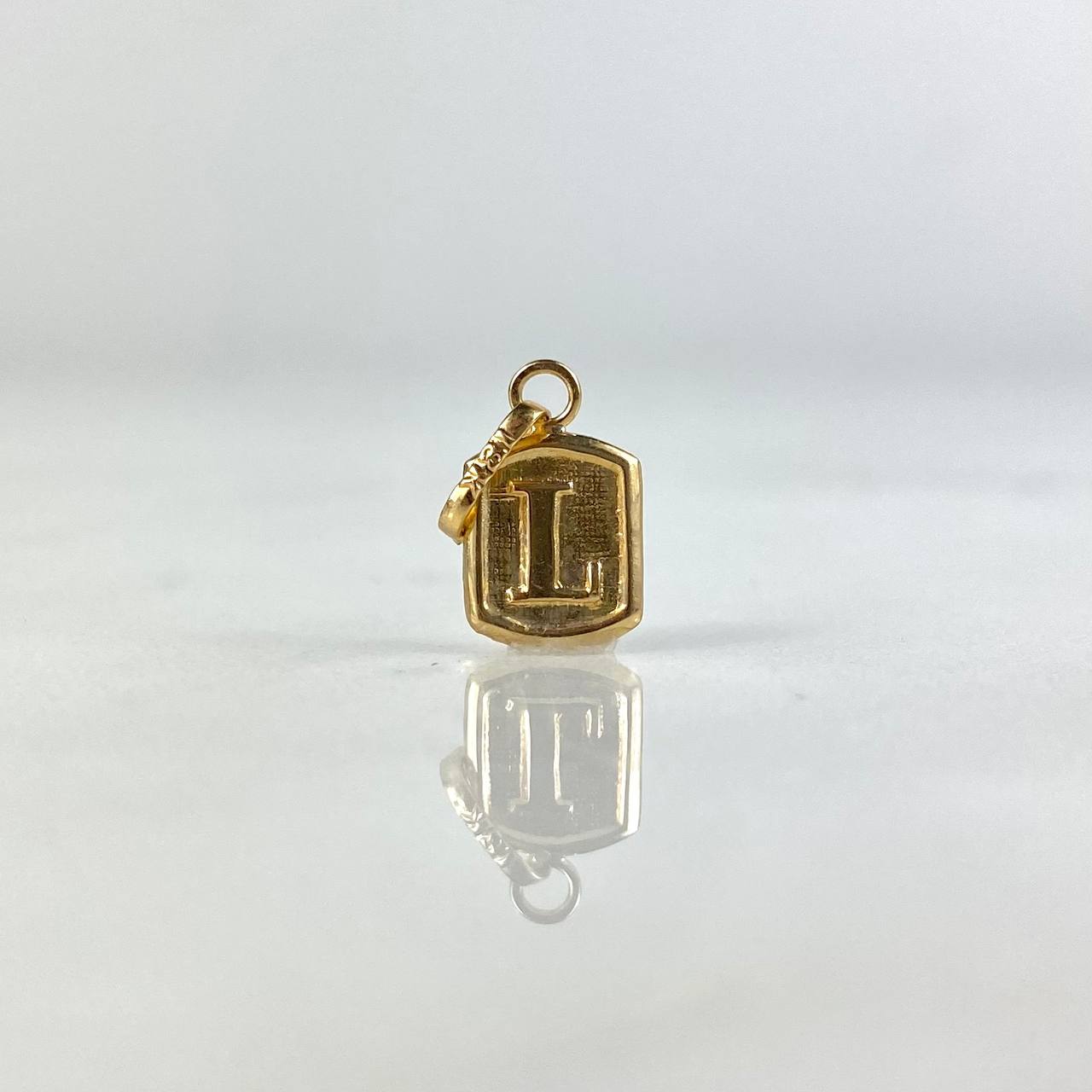 Dije Marco Letra L 0.35gr / 1.5cm Oro Amarillo