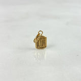 Dije Marco Letra L 0.35gr / 1.5cm Oro Amarillo