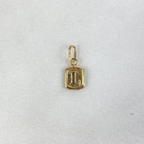 Dije Marco Letra L 0.35gr / 1.5cm Oro Amarillo