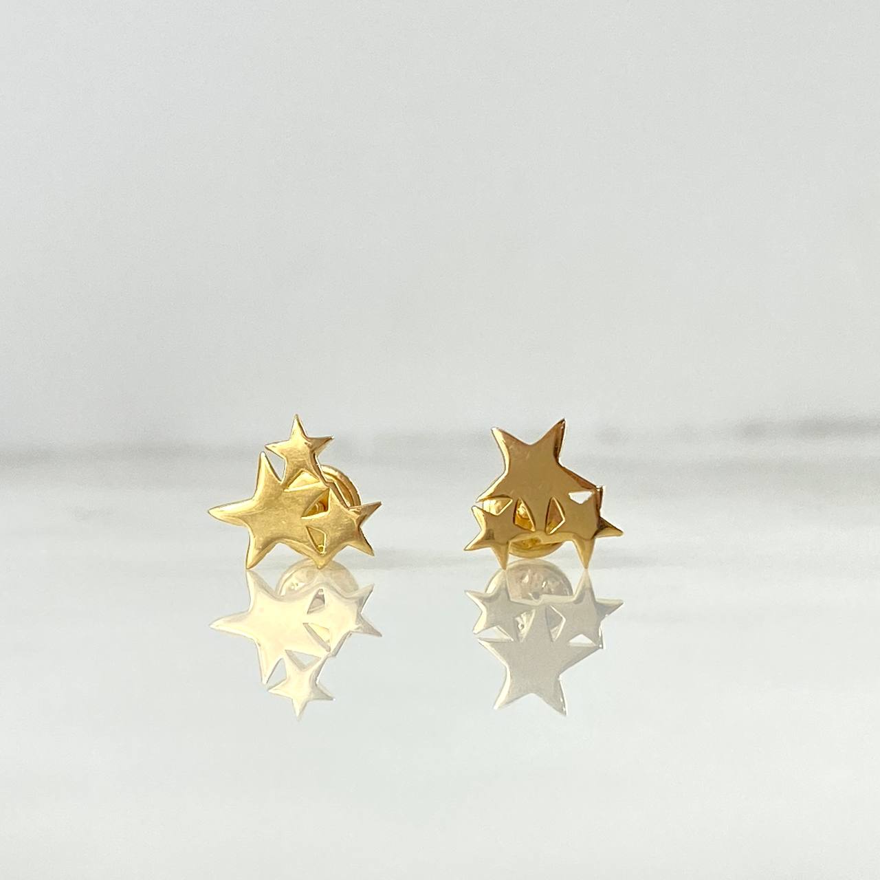 Topos Trio De Estrellas 1.05gr Oro Amarillo