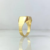 Anillo Trinity Mate 3.45gr / T9 / Circones Verdes Oro Amarillo