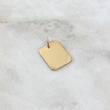 Dije Placa Rectangular 2gr / 2.8cm / 20mm*17mm Oro Amarillo