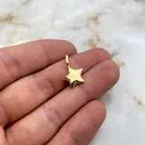 Dije Estrella 0.55gr / 1.8cm / Troquelada Oro Amarillo