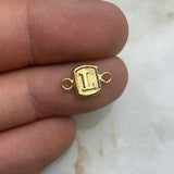 Herraje Marco Letra L 0.35gr / 1.3cm Oro Amarillo