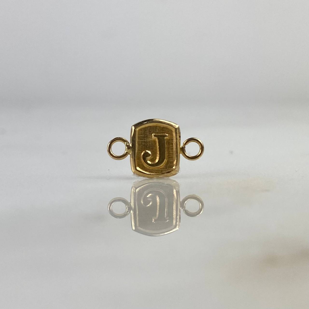 Herraje Marco Letra J 0.35gr / 1.3cm Oro Amarillo