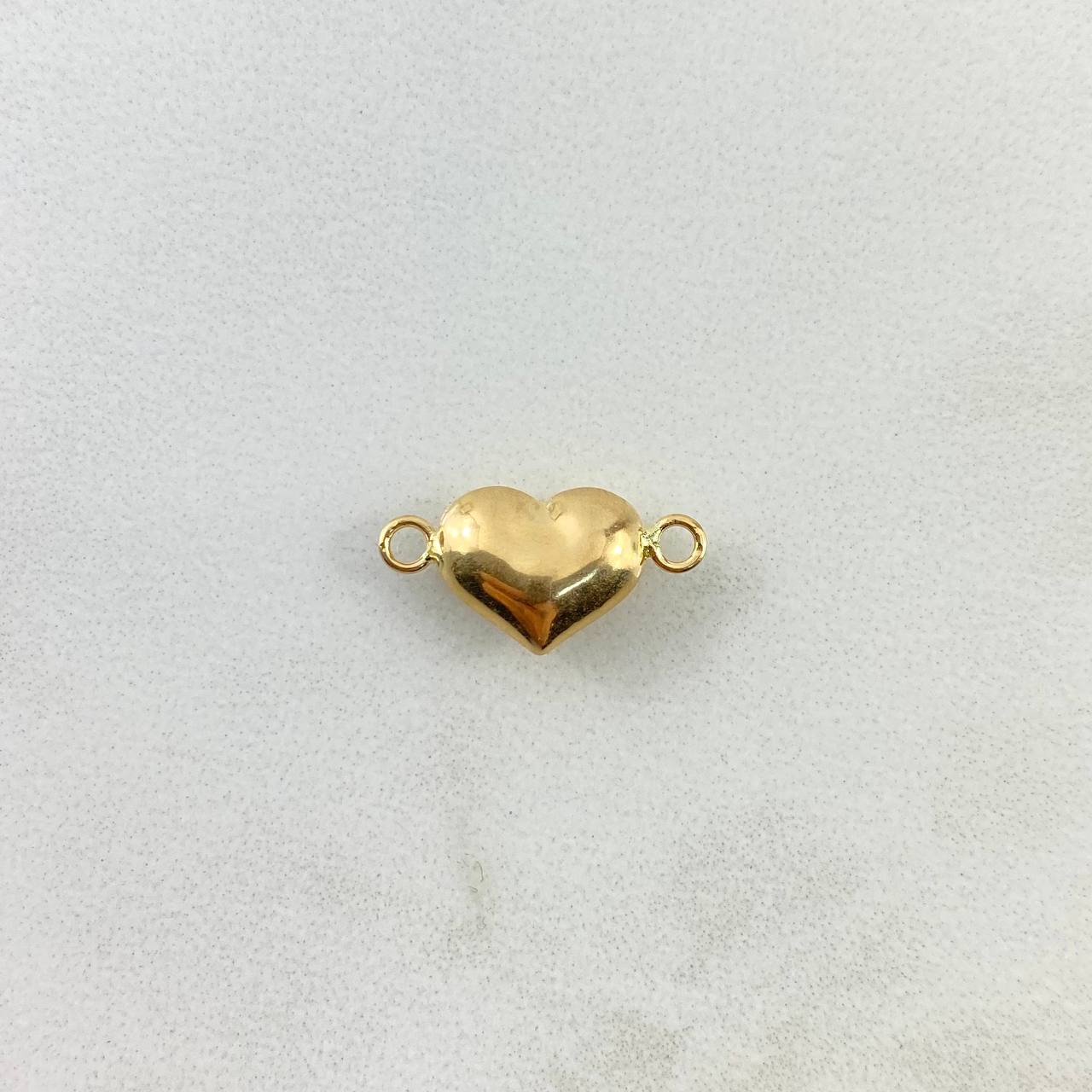 Herraje Corazón 0.4gr / 1.6cm / Troquelado Oro Amarillo