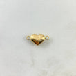 Herraje Corazón 0.4gr / 1.6cm / Troquelado Oro Amarillo