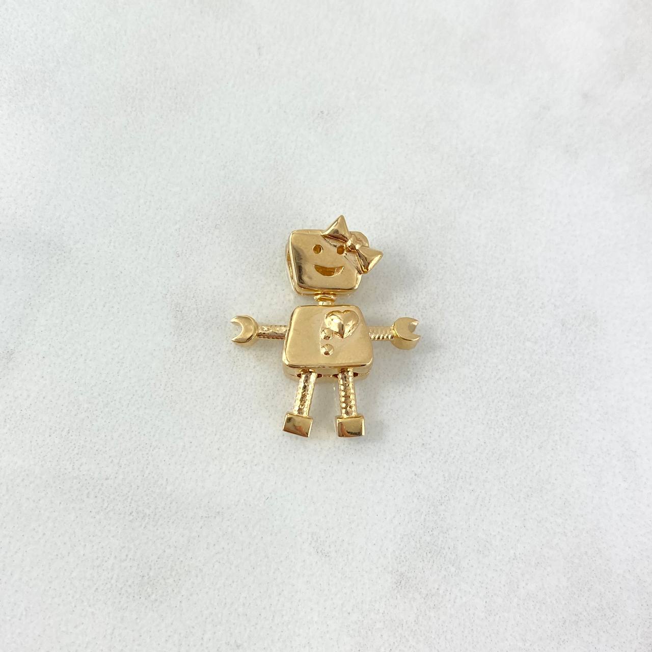 Dije Robot 5.65gr / 2.3cm / Oro Amarillo ©