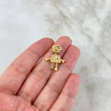 Dije Robot 5.65gr / 2.3cm / Oro Amarillo ©