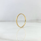 Anillo Lazo 1gr / T7 1/4 / Oro Amarillo