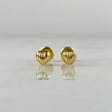 Topos Corazon Rayado 0.5gr / 0.5cm / Oro Amarillo *