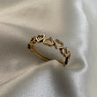 Anillo Corazones 1.8gr-T7 Oro Amarillo