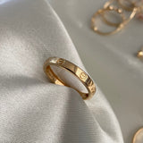 Anillo CT 2.1gr - T6 3/4 Liso Oro Amarillo