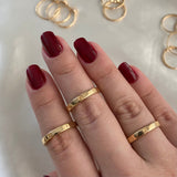 Anillo CT 2.2gr-T7 Liso Oro Amarillo*