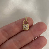 Dije Candado 1.05gr/1.7cm Oro Amarillo Circones*