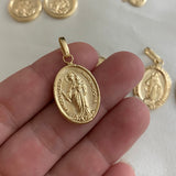 Dije Virgen 2.2gr/3cm Maria Auxiliadora Oro amarillo