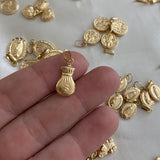 Dije Bolsa Dinero 0.8gr Oro amarillo