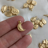 Dije Luna 0.6gr/1.5cm Oro amarillo