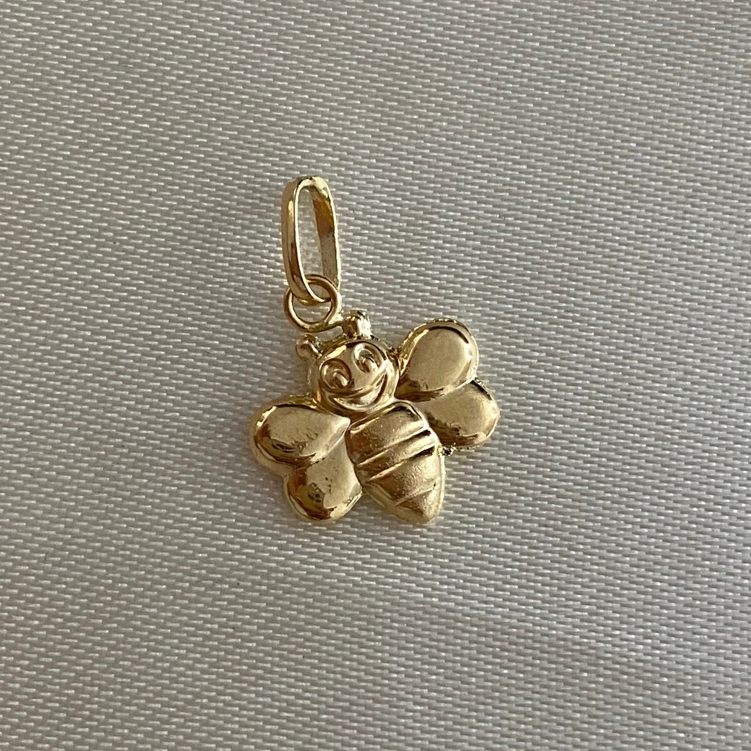 Dije Abeja 0.6gr/1.5cm Oro amarillo