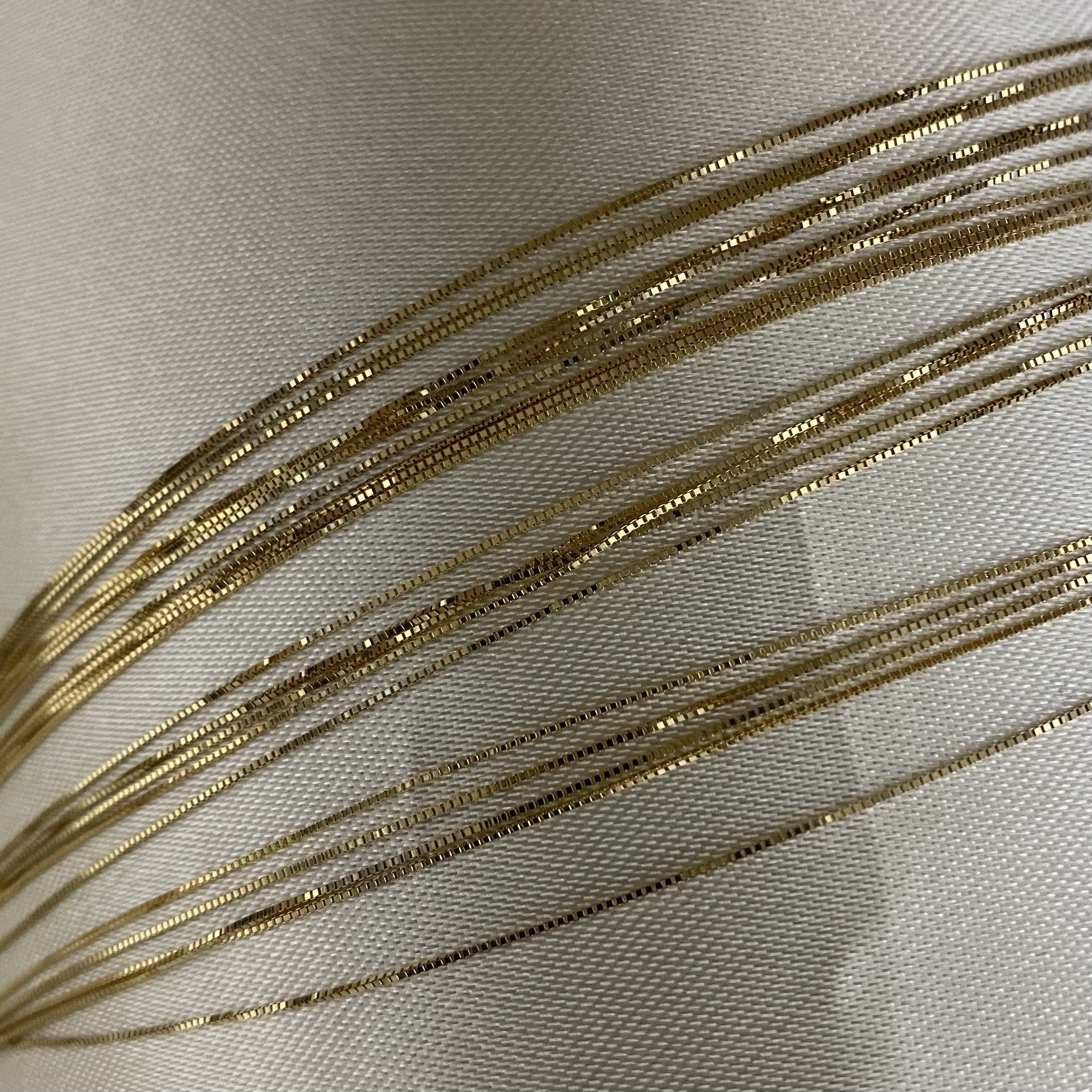 Cadena Veneciana 0.9gr/50cm Oro Amarillo +2