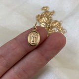 Dije Divino Niño 0.6gr/2cm Oro Amarillo Ovalo