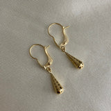 Candongas Lagrima 0.55gr Oro Amarillo Aretes*