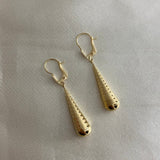 Candongas Lagrima 0.8gr Oro Amarillo Aretes*