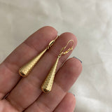 Candongas Lagrima 1.1gr Oro Amarillo Aretes*