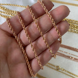 Cadena Lazo 6.15gr/60cm Oro Rosa +2