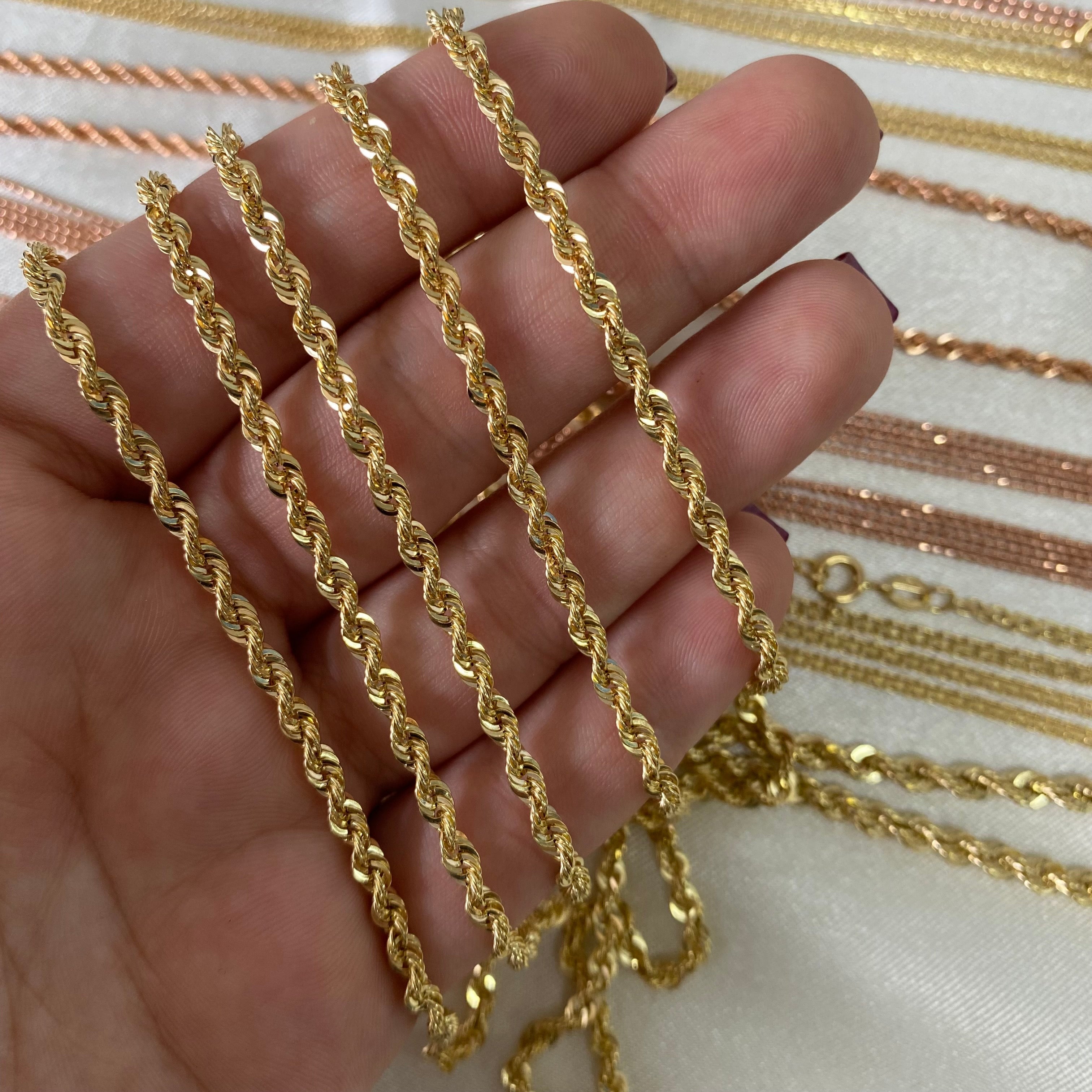 Cadena Lazo 6.9gr/70cm Oro Amarillo*