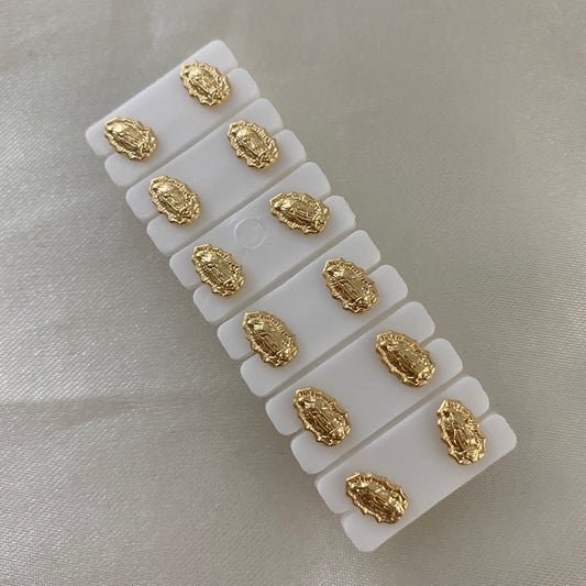 Topos Virgen Guadalupe 0.65gr Silueta Oro Amarillo