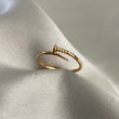 Anillo Clavo 1.25gr - T7 1/4 CT Liso Oro Amarillo