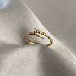 Anillo Clavo 1.35gr - T6 1/2 CT Liso Oro Amarillo*