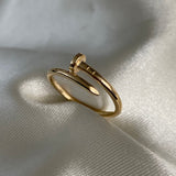 Anillo Clavo 2.2gr-T5 1/2 Oro Amarillo