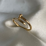 Anillo Clavo 2.5gr - T6 1/4 CT Oro Amarillo